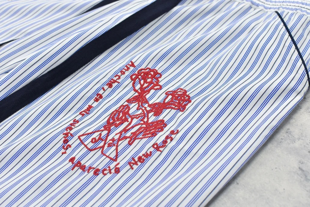 【New Rose】　Pajama Pants / Embroidery,Print