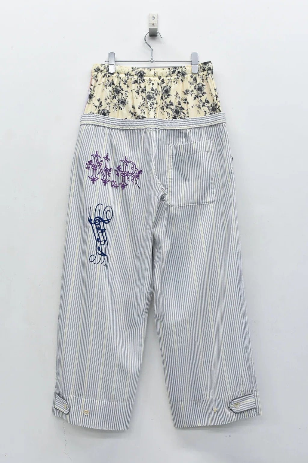 【New Rose】　Pajama Pants / Embroidery,Print