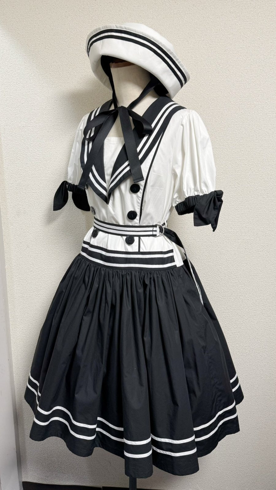 【Physical Drop】フィジカルドロップ　ノスタルジックセーラーワンピース【レギュラーサイズ・コンビ色・ノーマル丈】