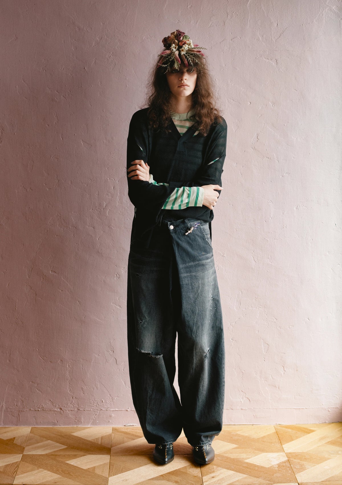 [New Rose]★Now accepting reservations★COMMANDO V NECK PULLOVER