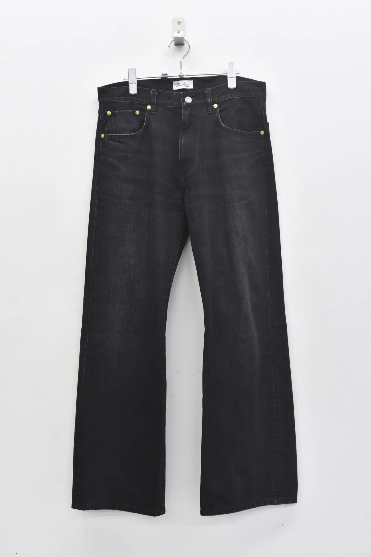[New Rose]★Now accepting reservations★MIDDLE FIT FLARE PANTS (Distressed finish)