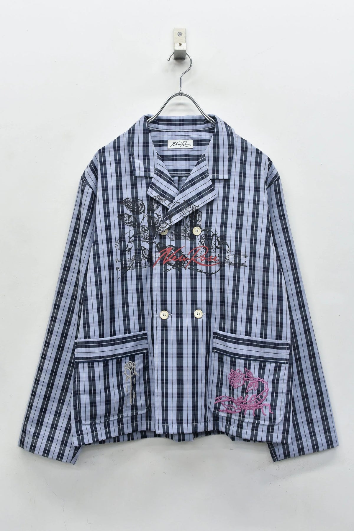 【New Rose】　Pajama Jacket / Embroidery,Print