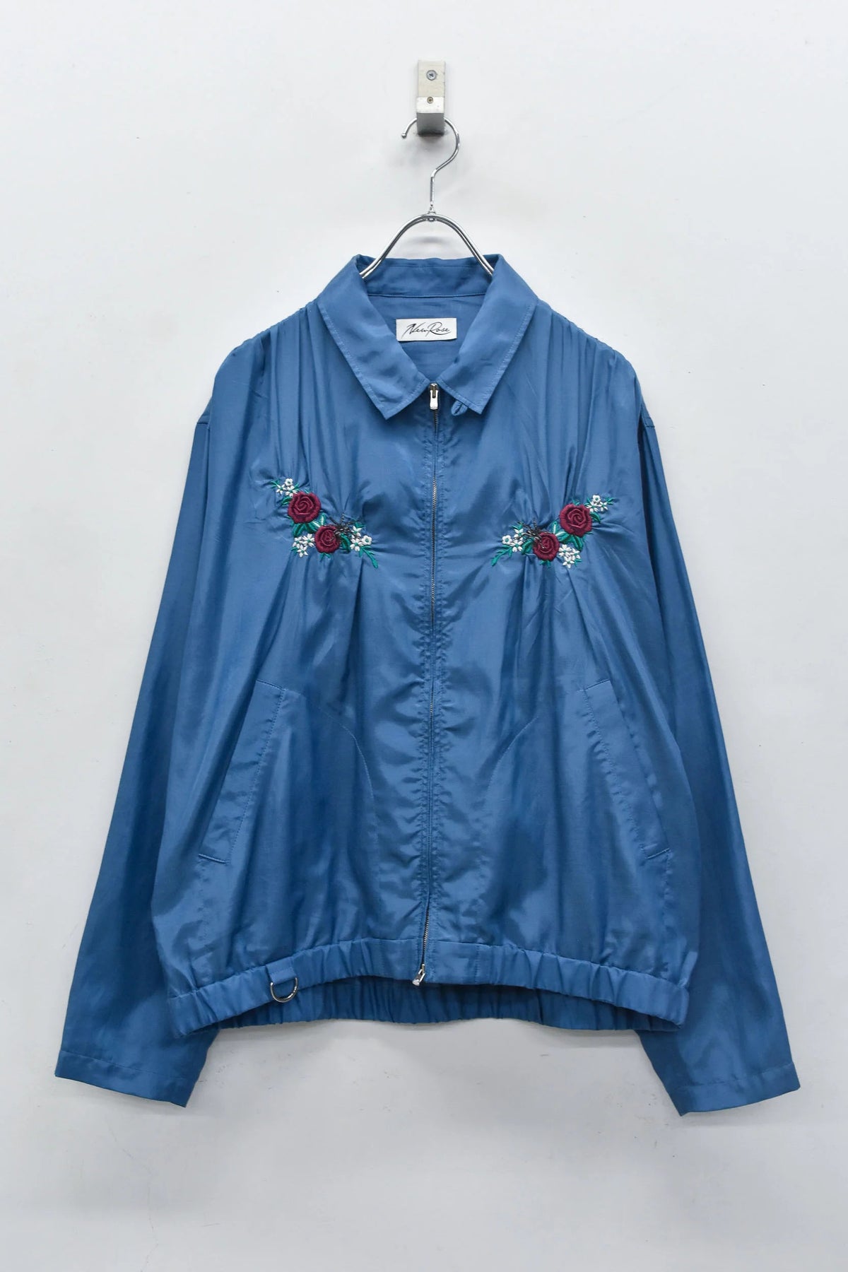 【New Rose】　Embroidery Wrinklework Blouson