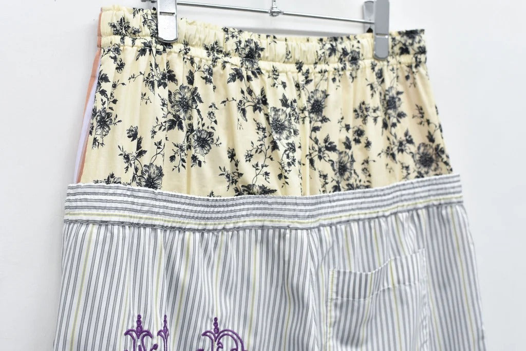 【New Rose】　Pajama Pants / Embroidery,Print