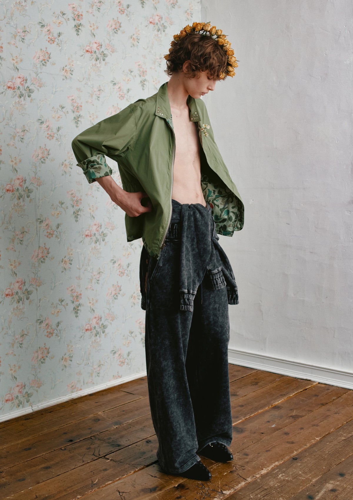 [New Rose] CHECK JACQUARD × MOHAIR