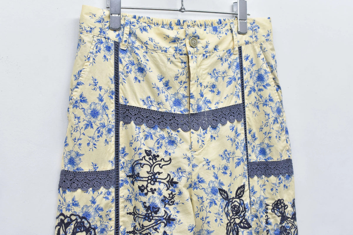 【New Rose】　Ladder Race×Embroidery Pants