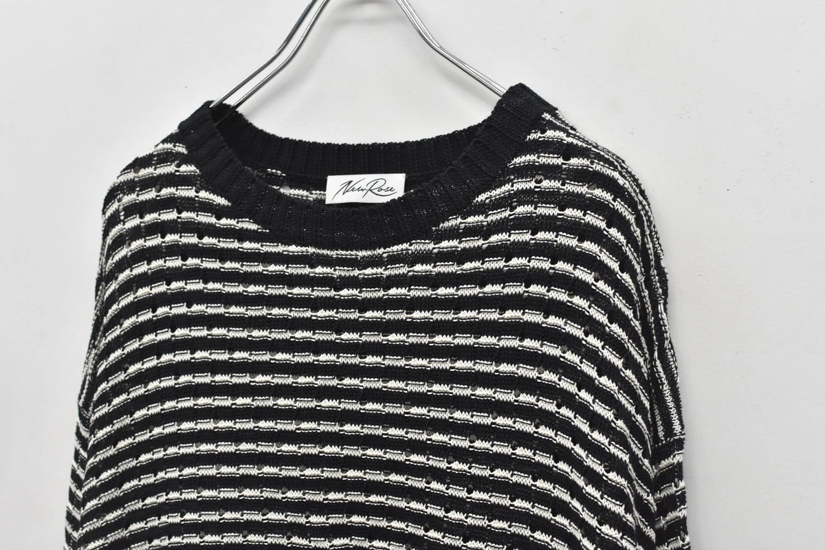 【New Rose】　Links Knitting Destroy Pullover