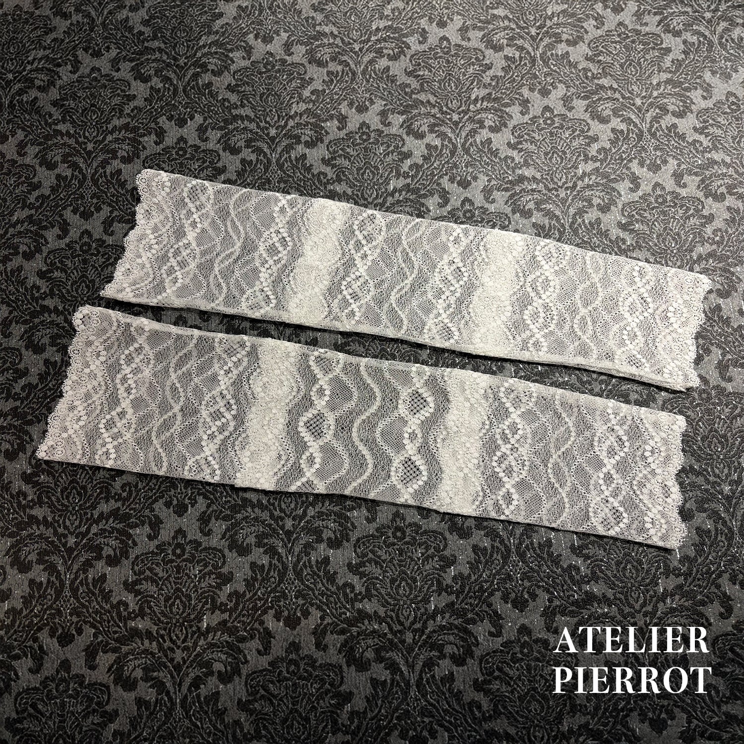 【ATELIER PIERROT】 Misty -Akkord -Longhandschuhe weiß