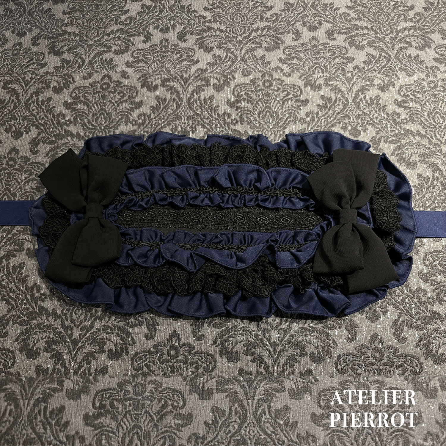【ATELIER PIERROT】聚集了盛开的头饰白色/波尔多/海军/黑色