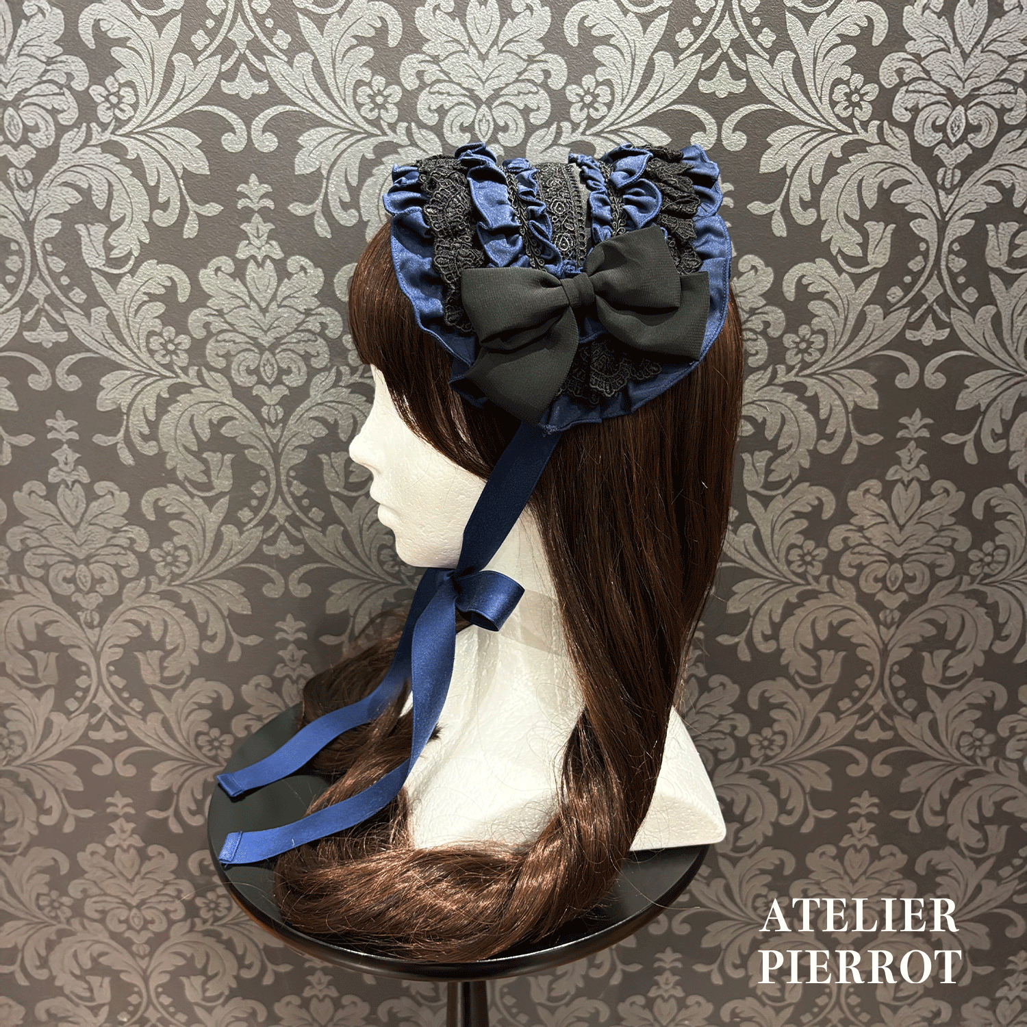 【ATELIER PIERROT】聚集了盛开的头饰白色/波尔多/海军/黑色