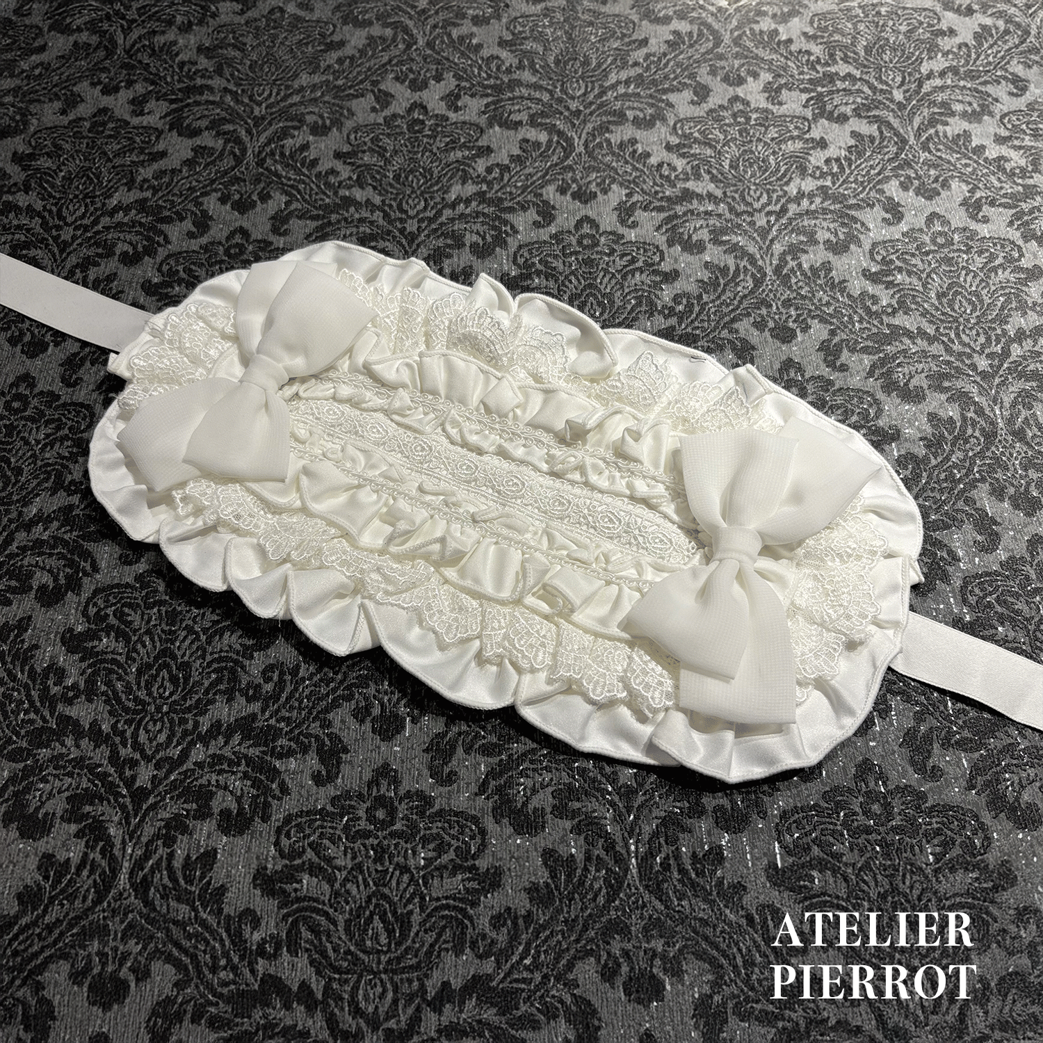 【ATELIER PIERROT】聚集了盛开的头饰白色/波尔多/海军/黑色