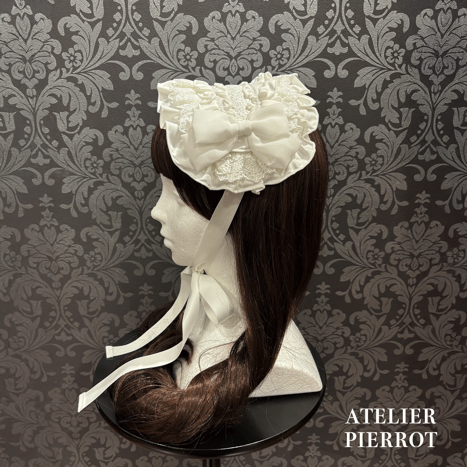 【ATELIER PIERROT】聚集了盛开的头饰白色/波尔多/海军/黑色