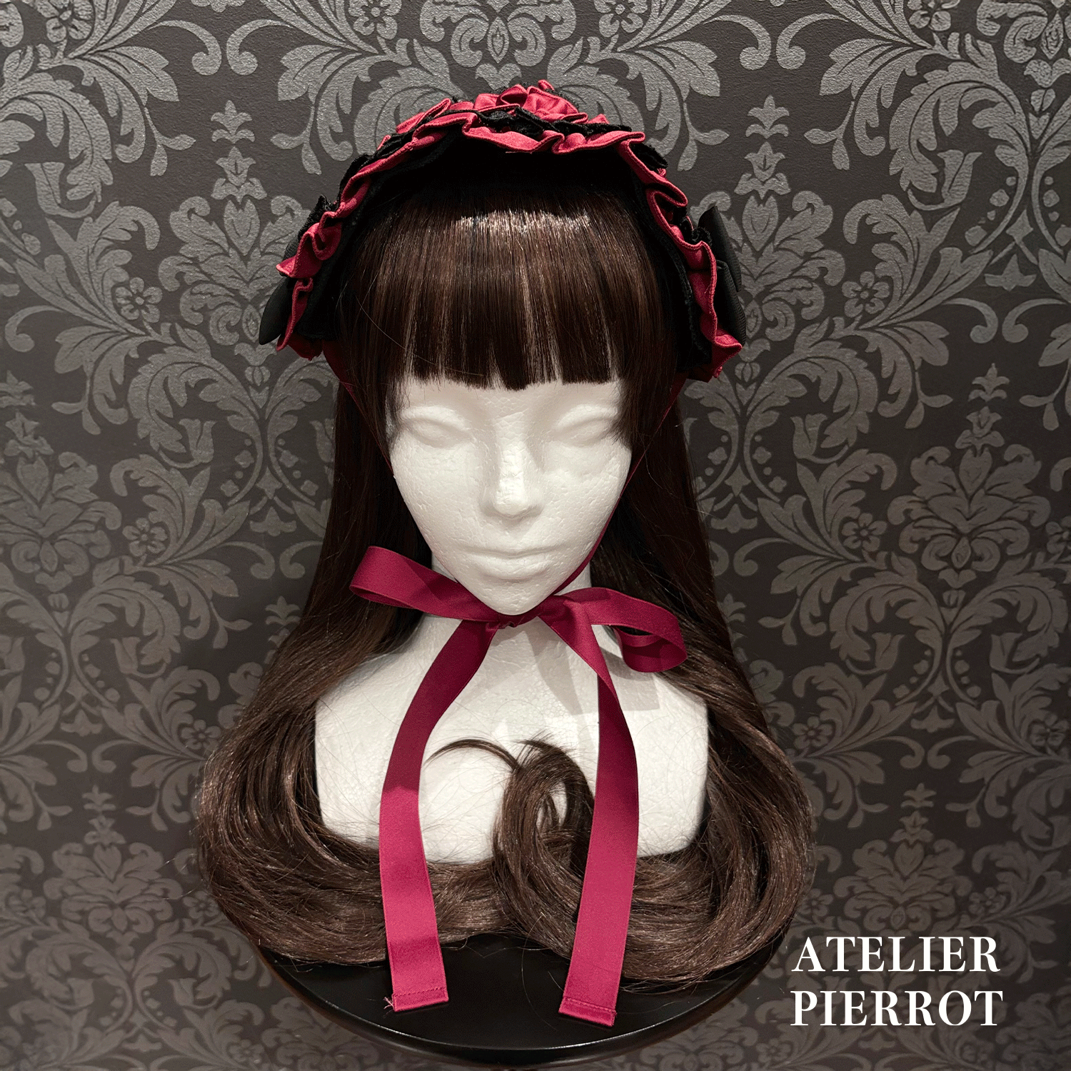 【ATELIER PIERROT】聚集了盛开的头饰白色/波尔多/海军/黑色