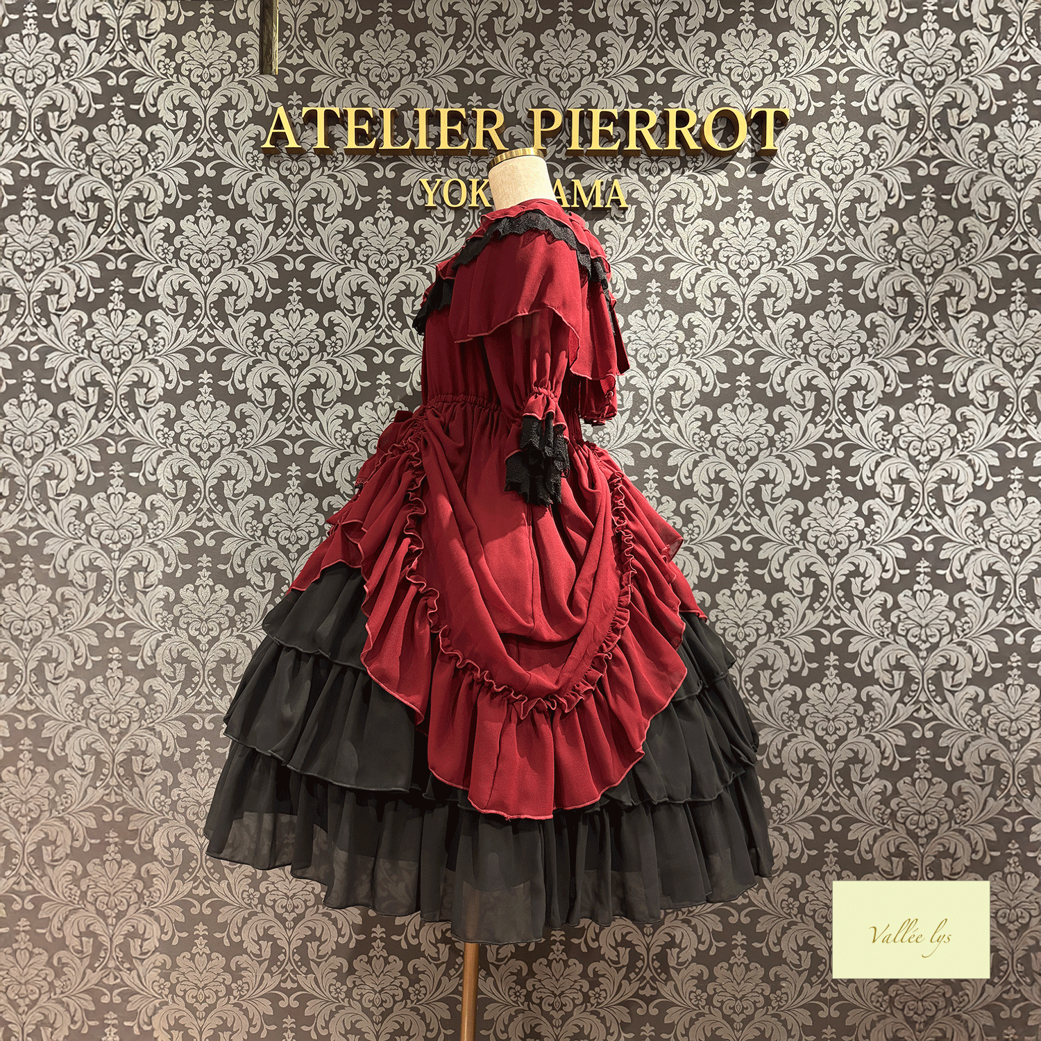 [Vallee Lys] Vallelis祝福的面纱礼服白色/波尔多/紫色/海军/黑色