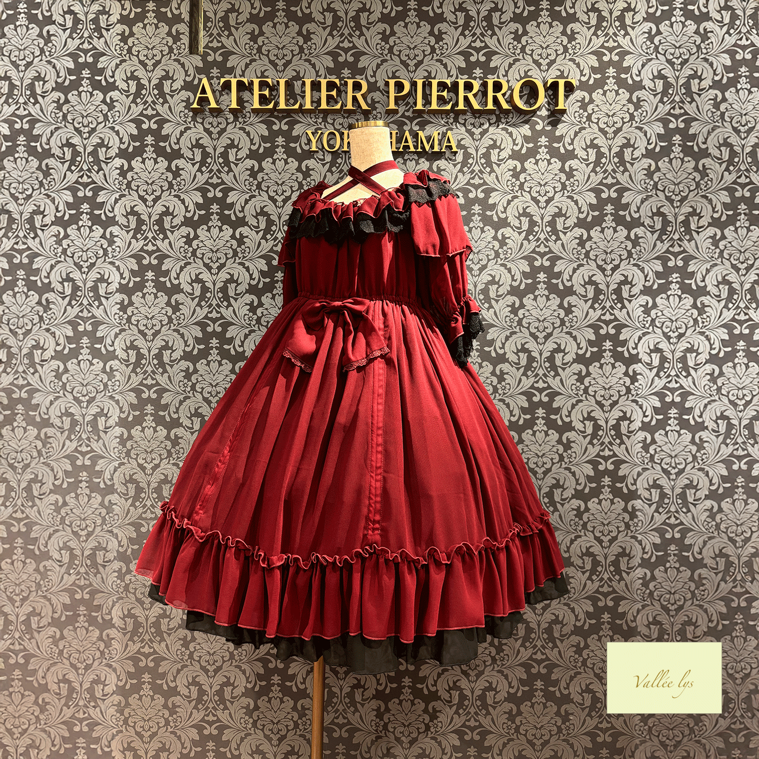 [Vallee Lys] Vallelis祝福的面纱礼服白色/波尔多/紫色/海军/黑色