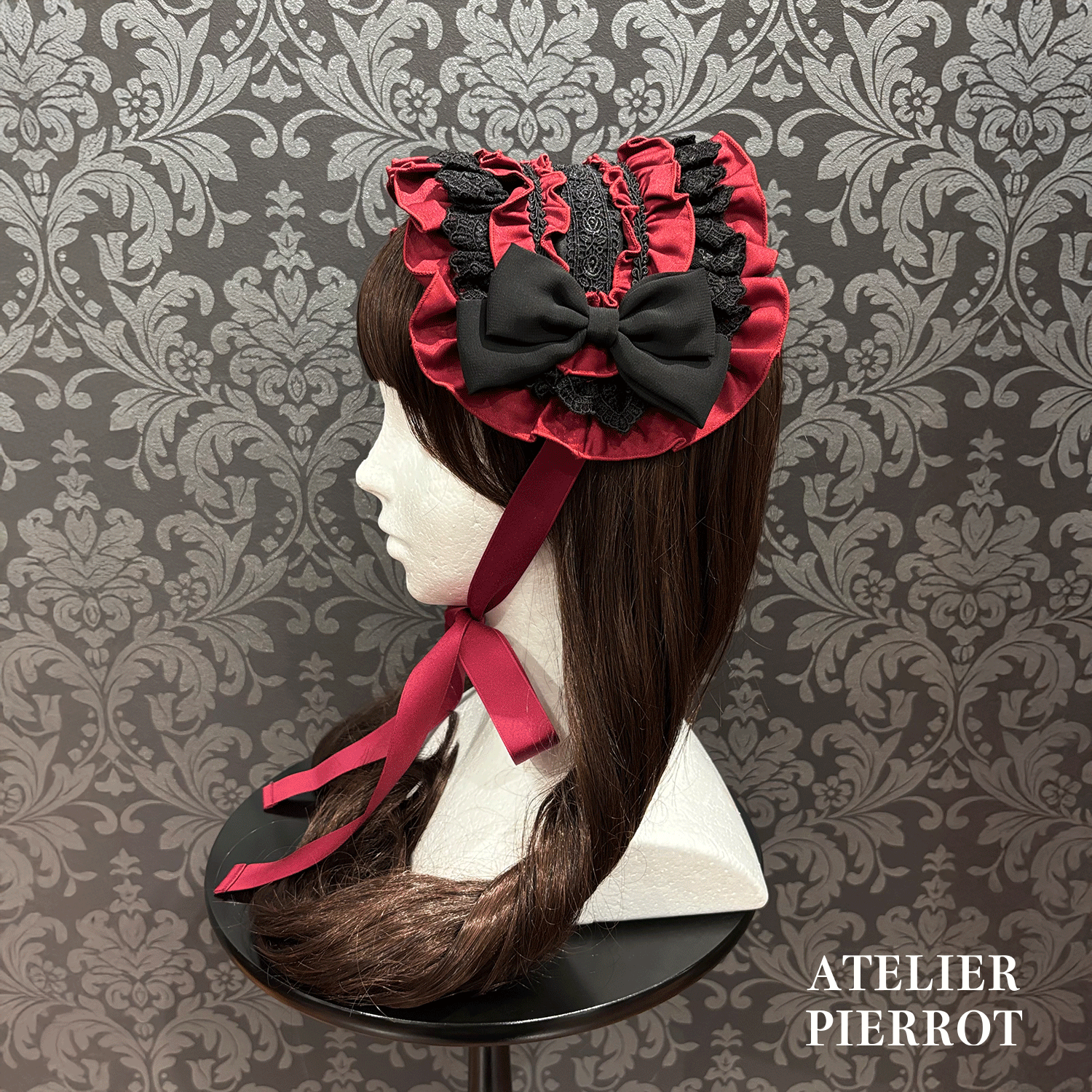 【ATELIER PIERROT】聚集了盛开的头饰白色/波尔多/海军/黑色