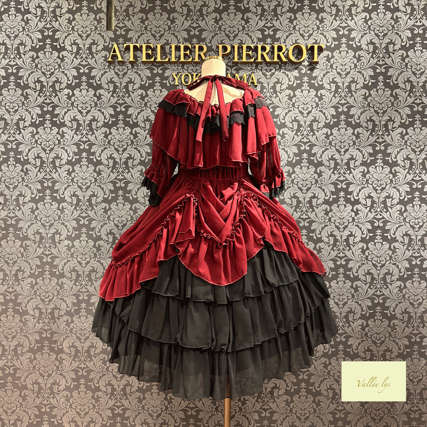 [Vallee Lys] Vallelis祝福的面纱礼服白色/波尔多/紫色/海军/黑色