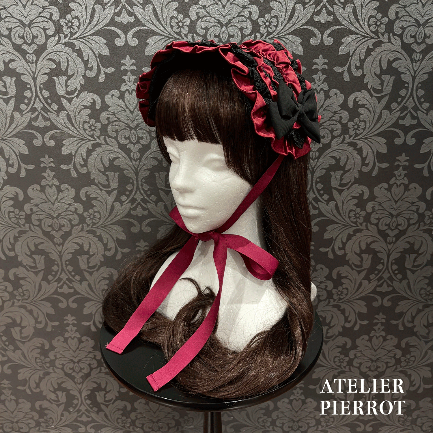 【ATELIER PIERROT】聚集了盛开的头饰白色/波尔多/海军/黑色
