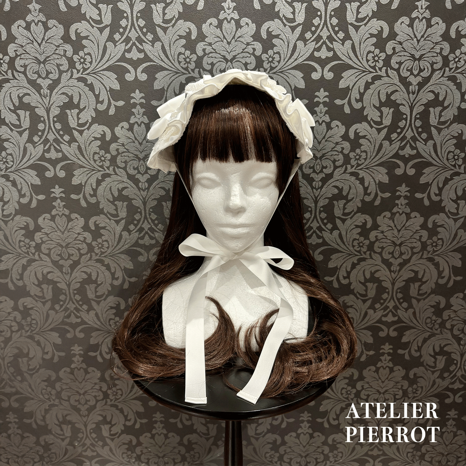 【ATELIER PIERROT】聚集了盛开的头饰白色/波尔多/海军/黑色